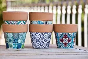 how to paint terracotta pots