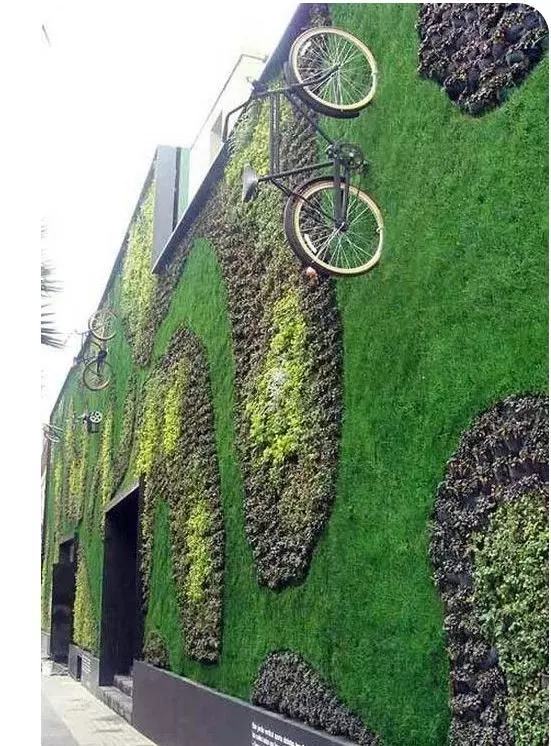 street art vertical gardening