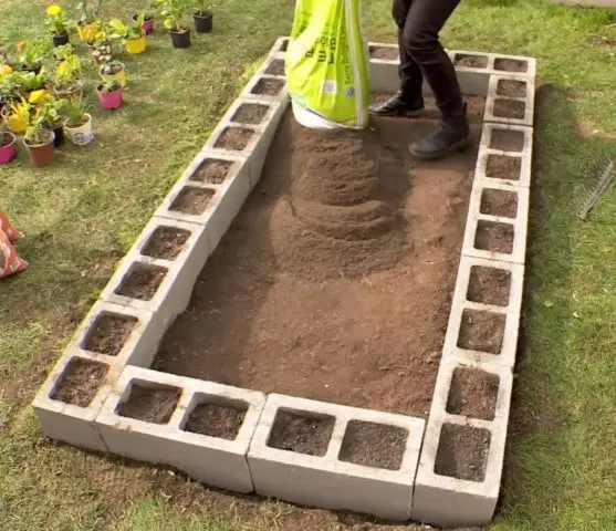 are concrete blocks safe for vegetable gardens