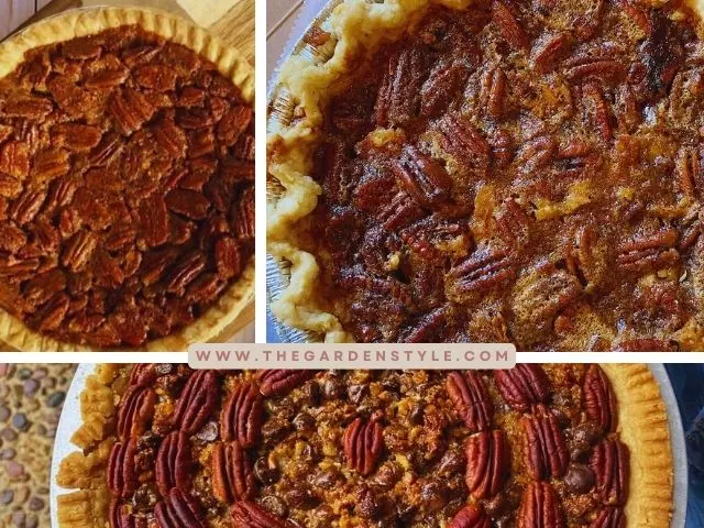 homemade pecan pies by Julia Morgan