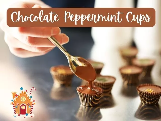 easy Christmas dessert chocolate peppermint cups recipe