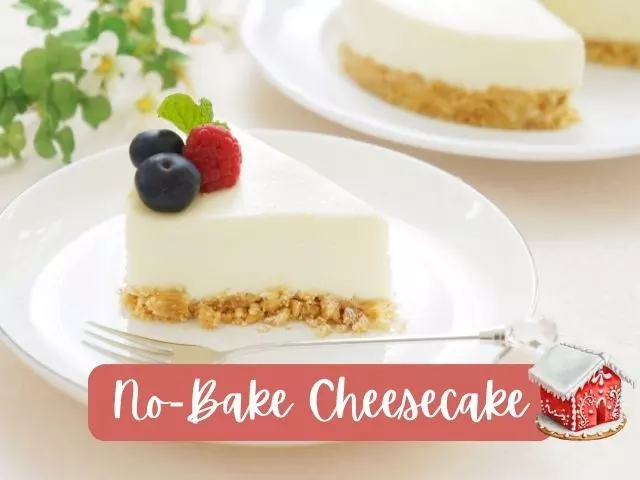 easy Christmas desserts no-bake cheesecake recipe