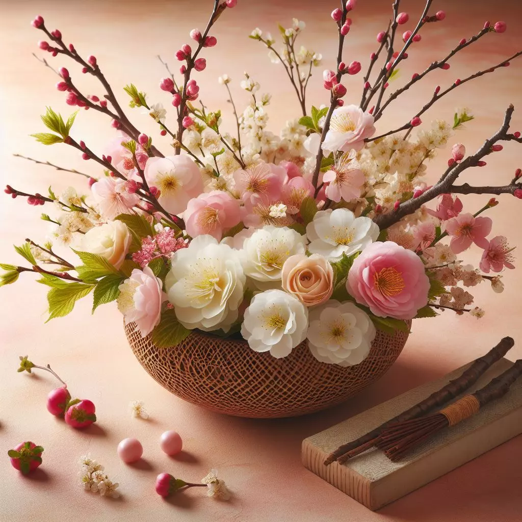 low centerpiece spring flower arrangements