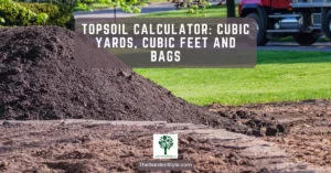 topsoil calculator cubic yards cubic feet and bags