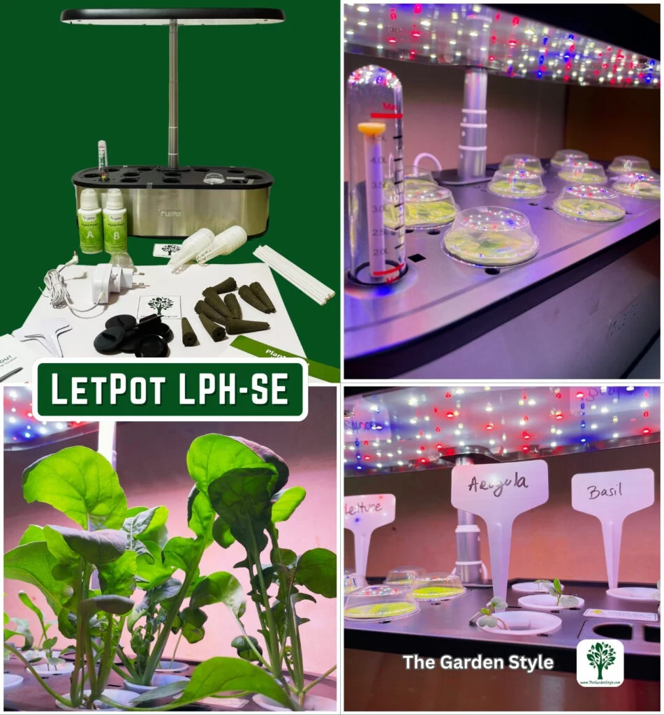 set up letpot smart hydroponic growing system