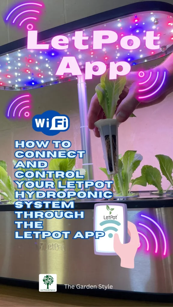 how to connect and control your letpot hydroponic system through the letpot app
