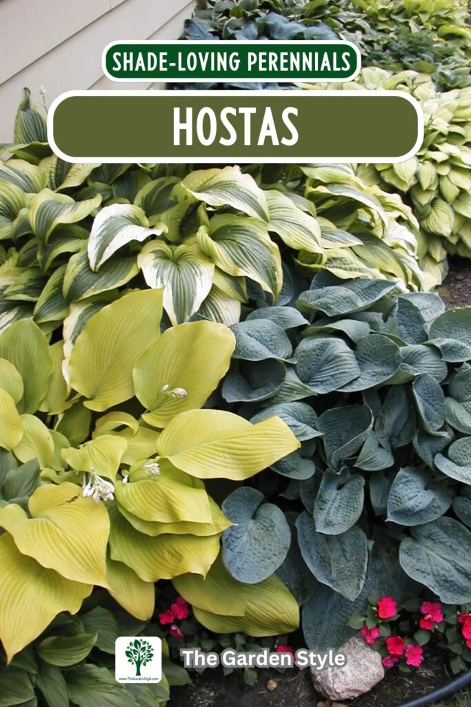 hostas shade loving perennials